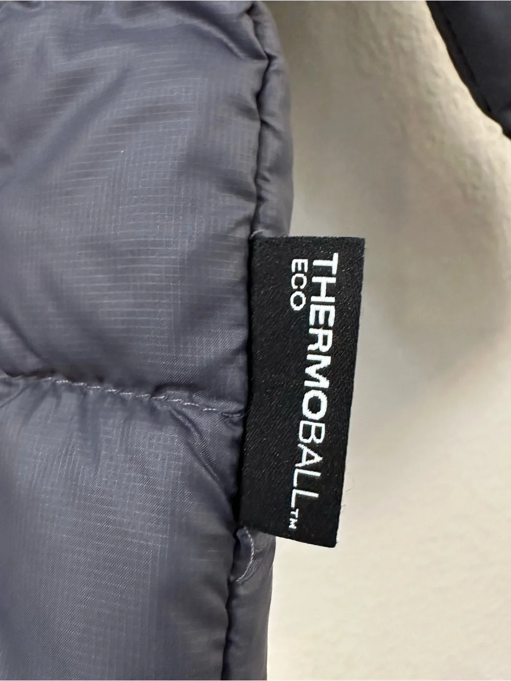 The North Face Kids' Thermoball Hooded Full Zip Jacket Size 12 - 18M Gray
